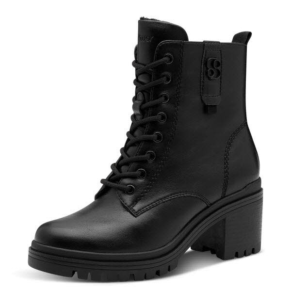 S. Oliver Schnürboot Schwarz - Bild 1