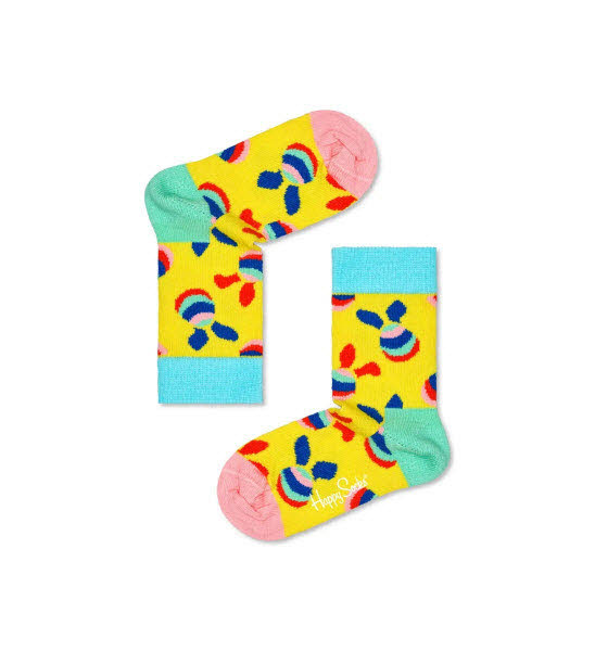 Happy Socks WHAT CAME FIRST Socken Gelb
