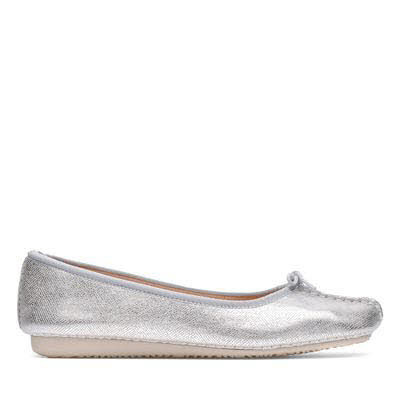 Clarks Freckle Ice Ballerina Silber