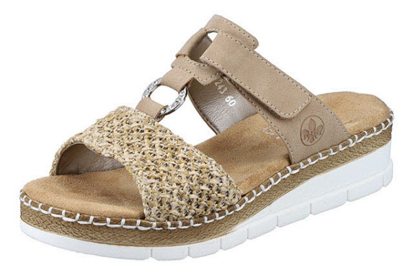 Rieker Pantoffel Beige - Bild 1
