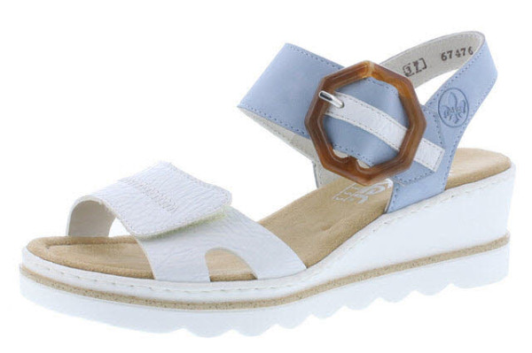 Rieker Sandale Weiß - Bild 1