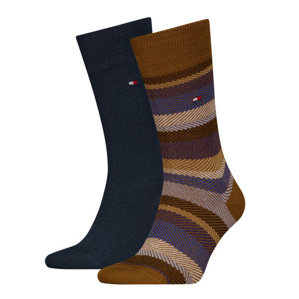 Tommy Hilfiger Socken 2-Pack Khaki - Bild 1