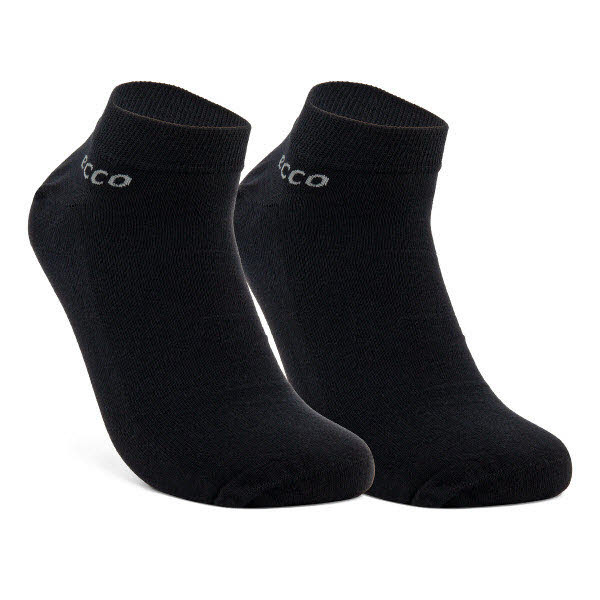 Ecco Linglife Low Cut 2-Pack Socken Schwarz - Bild 1