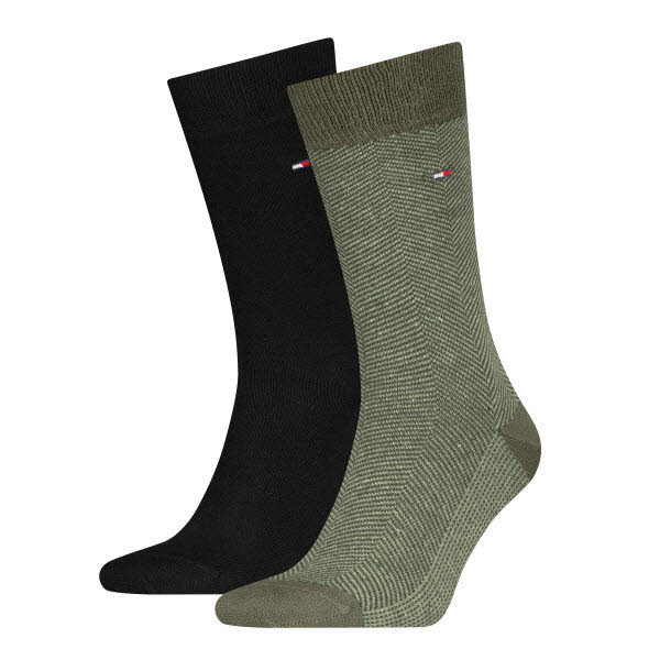Calvin Klein Socken 2-Pack Oliv - Bild 1