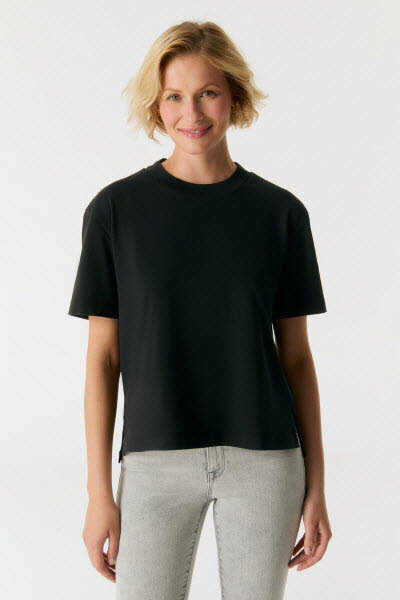 C.O.J. Denim T-Shirt Schwarz - Bild 1