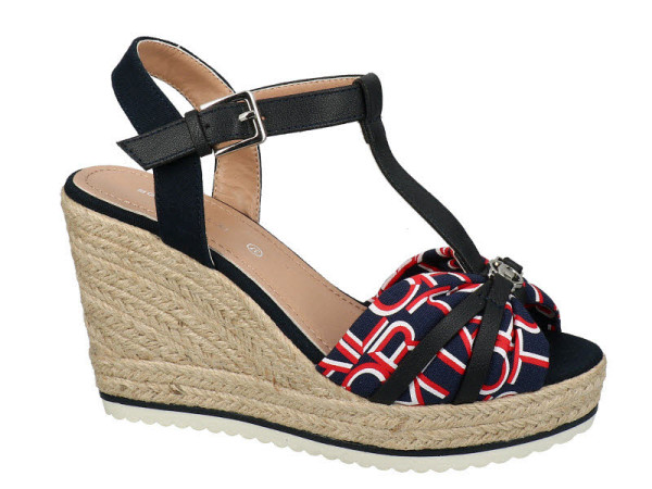 Tom Tailor Sandale Blau