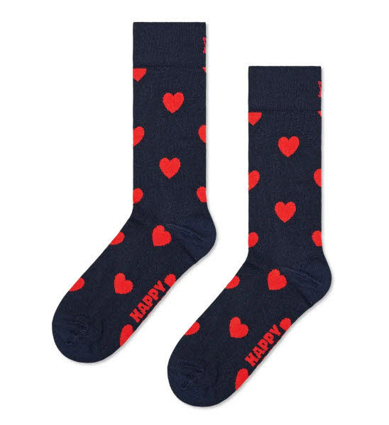 Happy Socks Heart Socken Blau