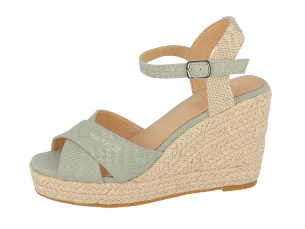 Tom Tailor Keilsandale Grün
