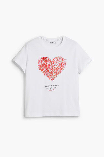 Desigual T-shirt Weiß - Bild 1