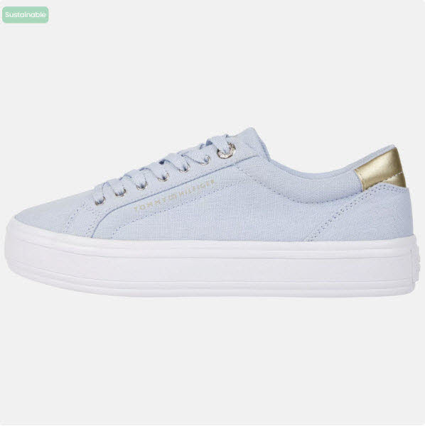 Tommy Hilfiger Leinenschuh Blau