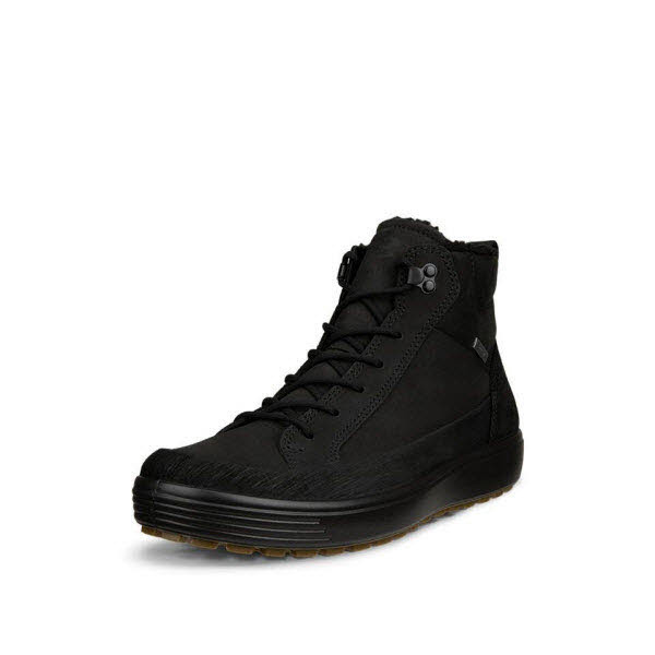 Ecco Soft 7 Schnürboot Schwarz - Bild 1