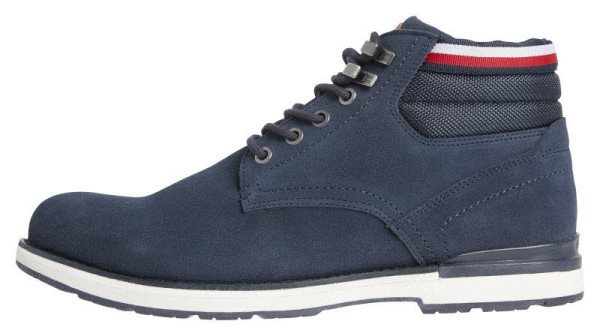 Tommy Hilfiger CORE HILFIGER SUEDE BOOT Schnürboot Blau