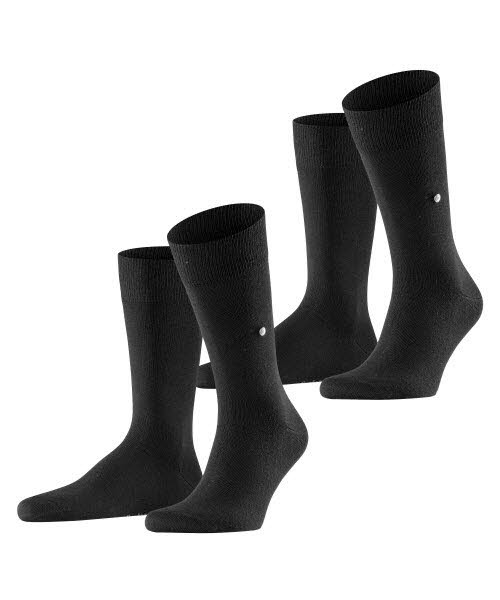 Burlington Socken 2-Pack Schwarz - Bild 1