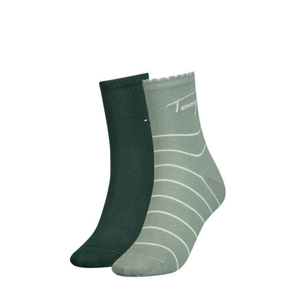 Tommy Hilfiger Socken 2-Pack Grün - Bild 1