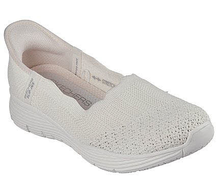 Skechers Slip Ins Ballerina Weiß - Bild 1