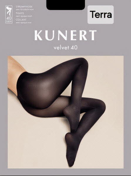 Kunert Velvet 40 Strumpfhose blickdicht Schlamm