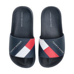 Tommy Hilfiger Slides Blau - Bild 1