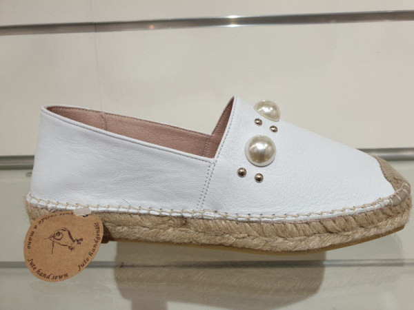 Espadrille Weiß