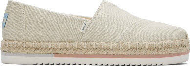 Toms ALPARGATA PLATFORM ROPE Espadrille Beige - Bild 1