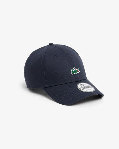 Lacoste x New Era Plain Cotton Cap Schildkappe Grün