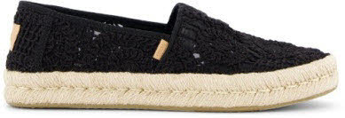 Toms Espadrilles Schwarz