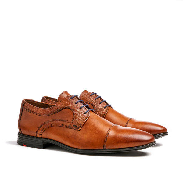 LLOYD ORWIN Schnürschuhe Cognac - Bild 1