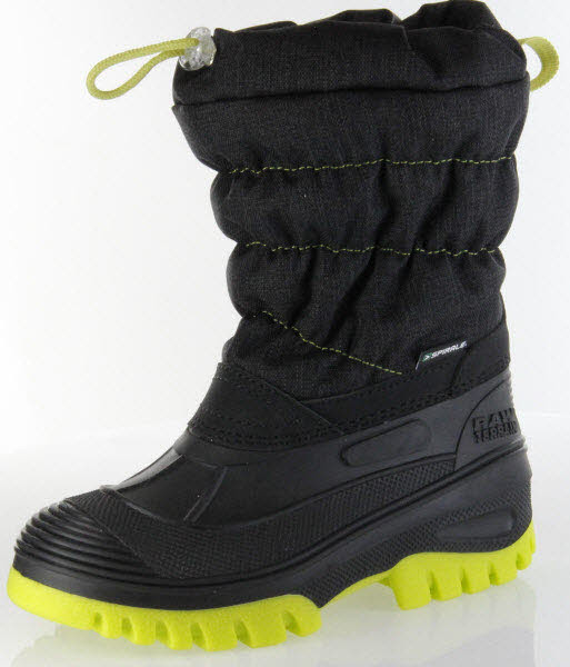 Spirale Schneestiefel Warmfutter Schwarz