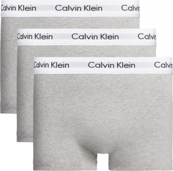 Calvin Klein Low Rise Trunk, 3-Pack Grau