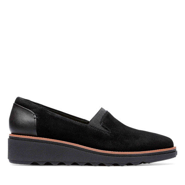 Clarks Sharon Dolly Slipper Schwarz