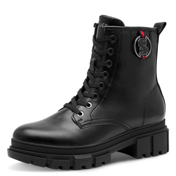 S. Oliver Schnürboot Schwarz - Bild 1