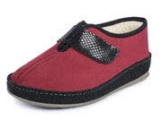 Schawos Hausschuh Warmfutter Bordo