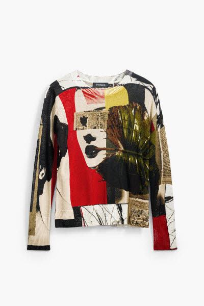 Desigual Pullover Schwarz - Bild 1