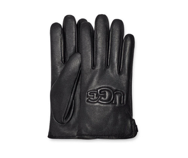 UGG W Shorty Logo Glove Fingerhandschuhe Schwarz - Bild 1