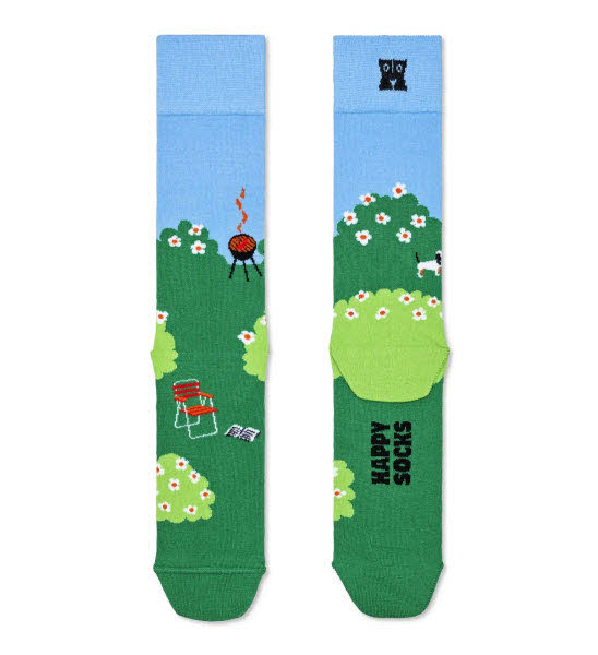 Happy Socks Garden Socken Grün