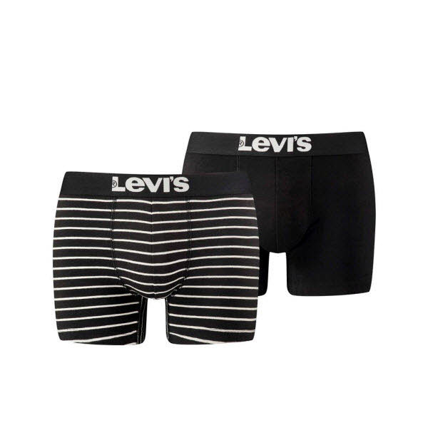 Levi´s Boxer Brief 2-Pack Schwarz - Bild 1