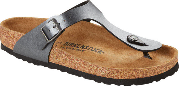 Birkenstock GIZEH Zehentrenner Pantoffel "Normal" Grau