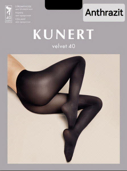 Kunert Velvet 40 Strumpfhose blickdicht Anthrazit