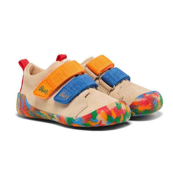 Affenzahn Leder Walky Barfußschuh Beige - Bild 1