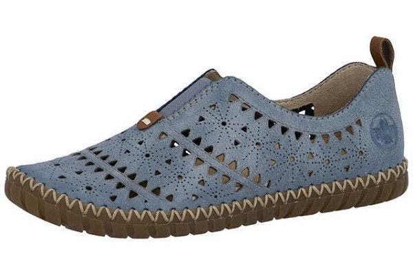 Rieker Schlüpfer Blau - Bild 1