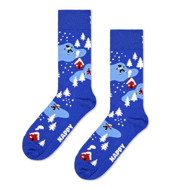 Happy Socks Socken Blau