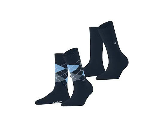 Burlington Socken 2-Pack Blau - Bild 1