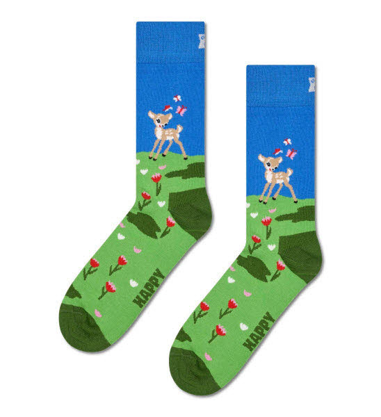 Happy Socks Bambi Socken Blau - Bild 1