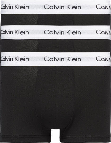 Calvin Klein Low Rise Trunk  Schwarz