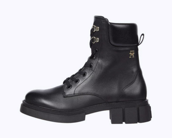 Tommy Hilfiger Schnürboot Schwarz