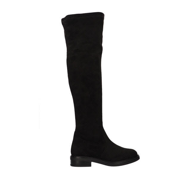 la strada Overknee Stiefel Schwarz
