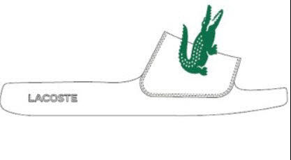 Lacoste Slides Weiss