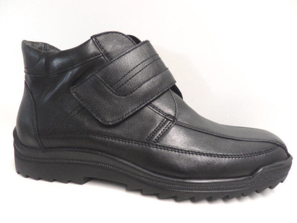 Waldläufer 613901 Stiefelette mit Klettverschluss Schwarz - Bild 1