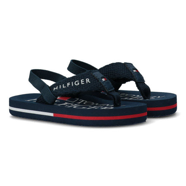 Tommy Hilfiger Zehentrenner-Sandale Blau - Bild 1