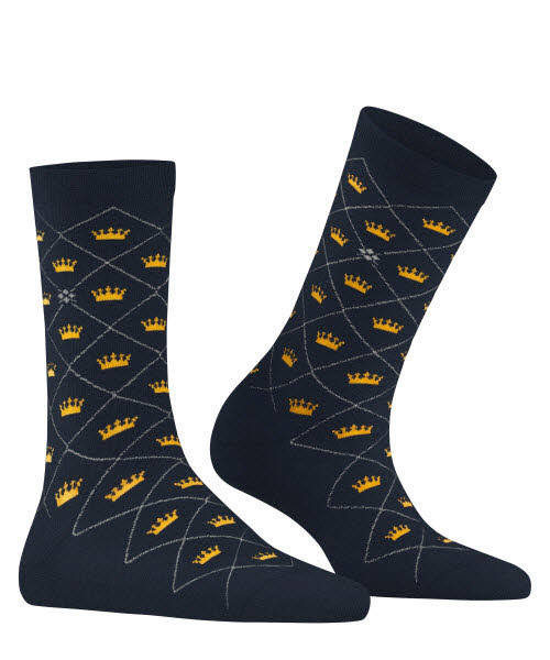 Burlington Crown Socken Blau - Bild 1