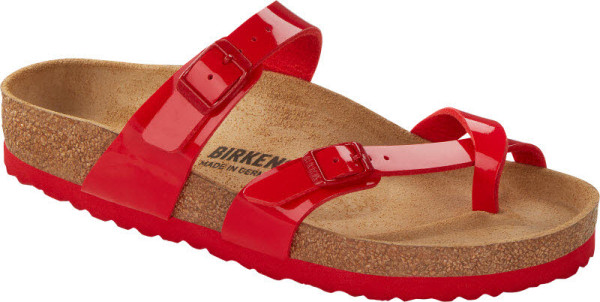 Birkenstock Mayari BF Pantoffel "Normal" Rot